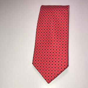 Hermes Red Polka Dot Tie Classic Accessory (Used)